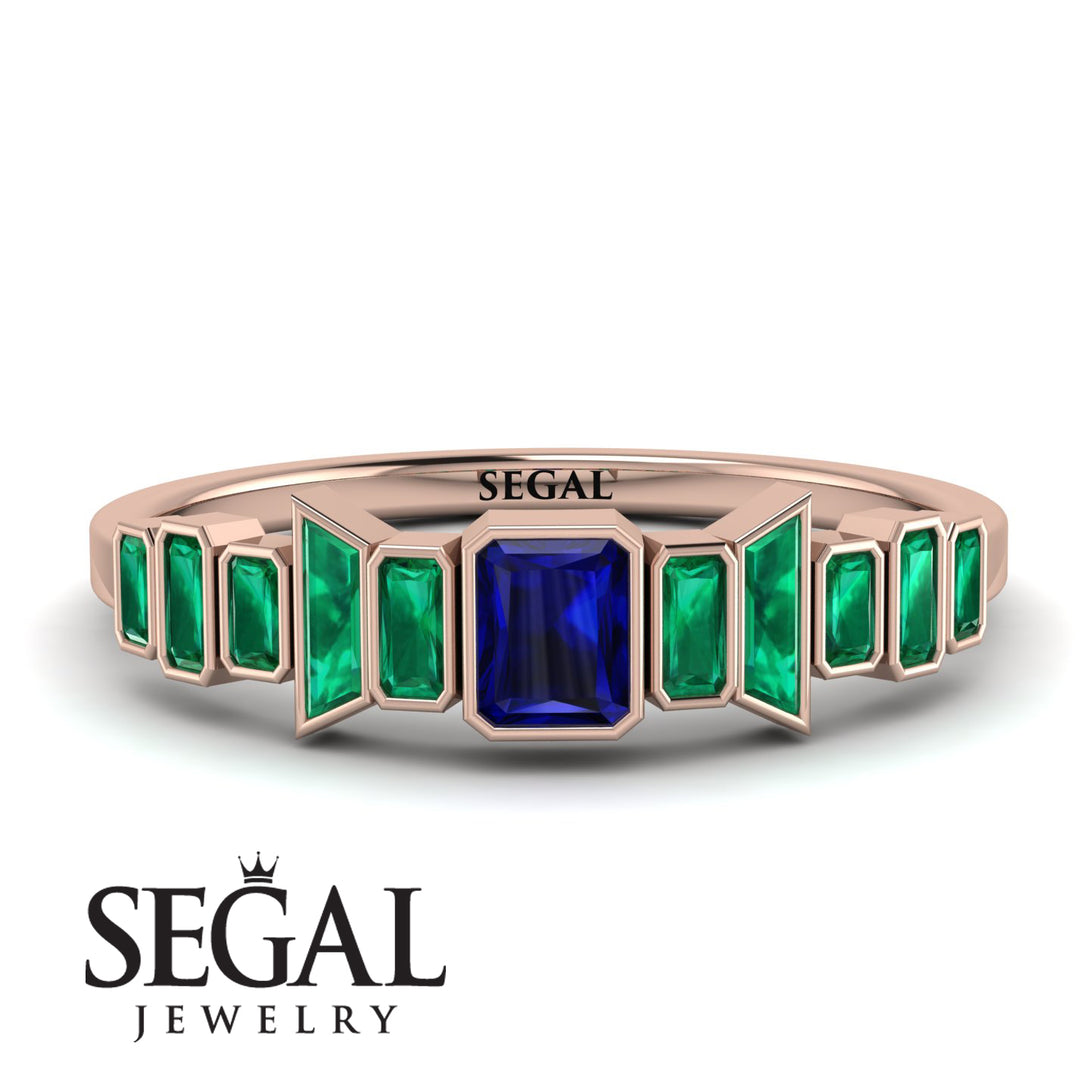 Emerald Sapphire Mix Band - Valerie No. 29