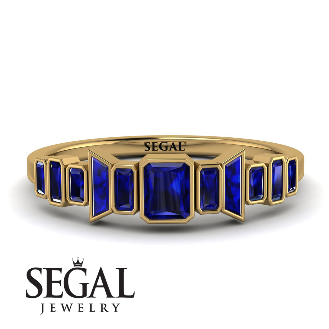 Emerald Sapphire Mix Band - Valerie No. 73