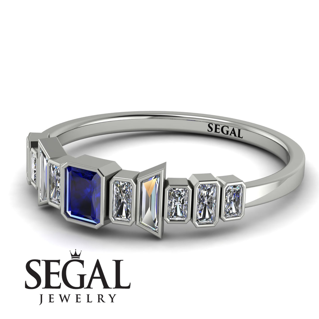 Emerald Sapphire Mix Band - Valerie No. 15