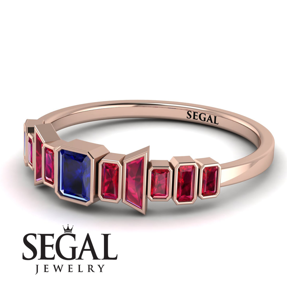 Emerald Sapphire Mix Band - Valerie No. 59