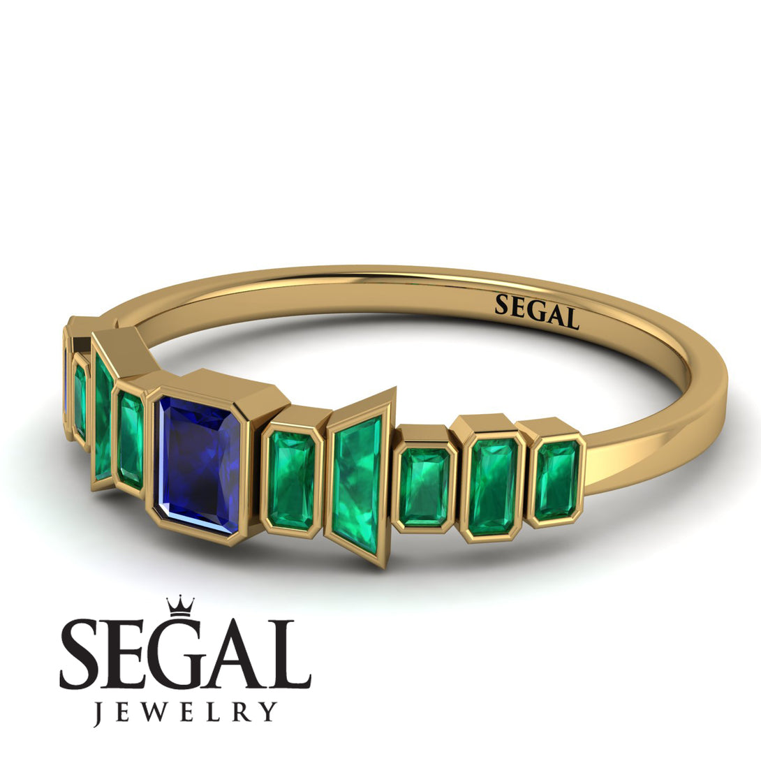 Emerald Sapphire Mix Band - Valerie No. 28