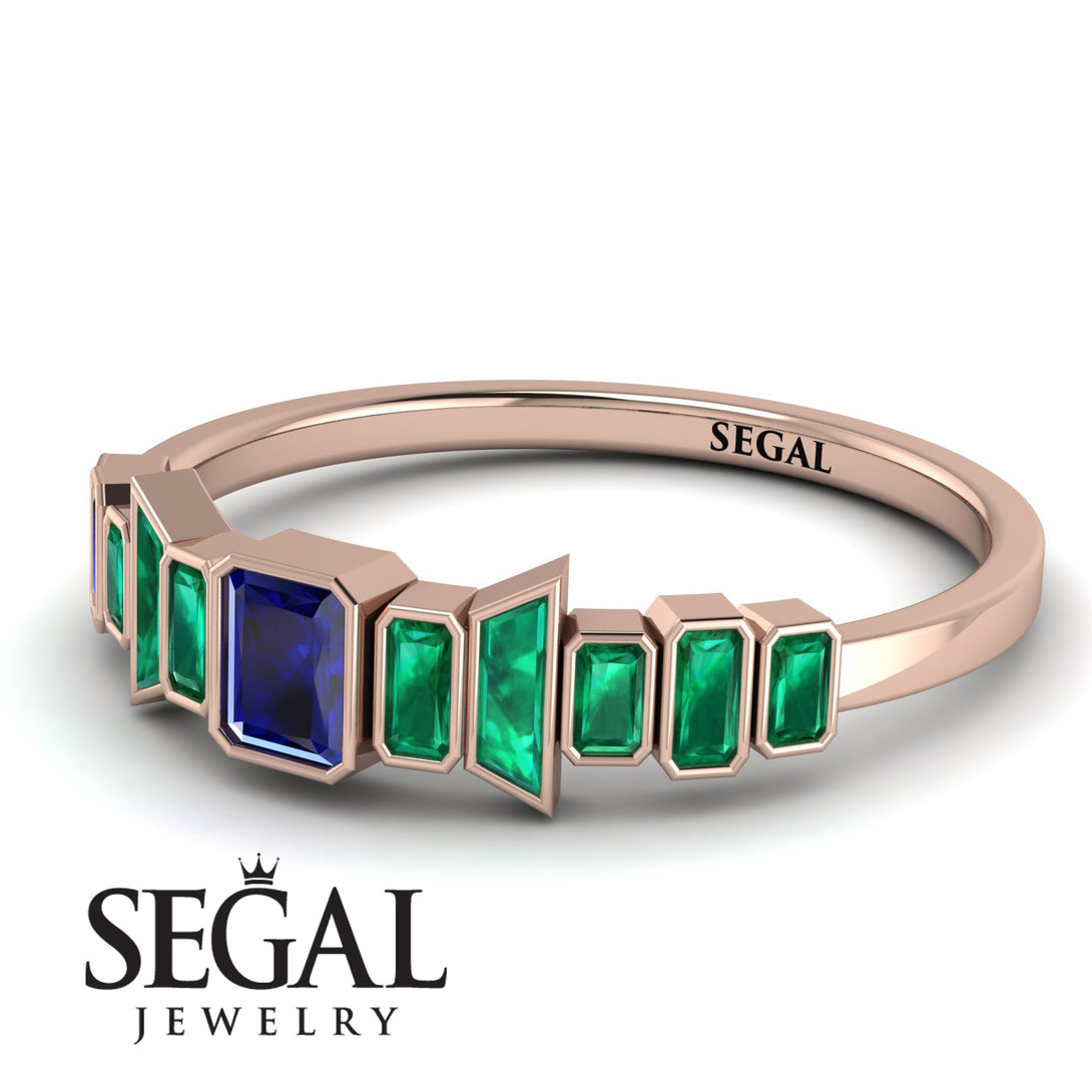 Emerald Sapphire Mix Band - Valerie No. 29