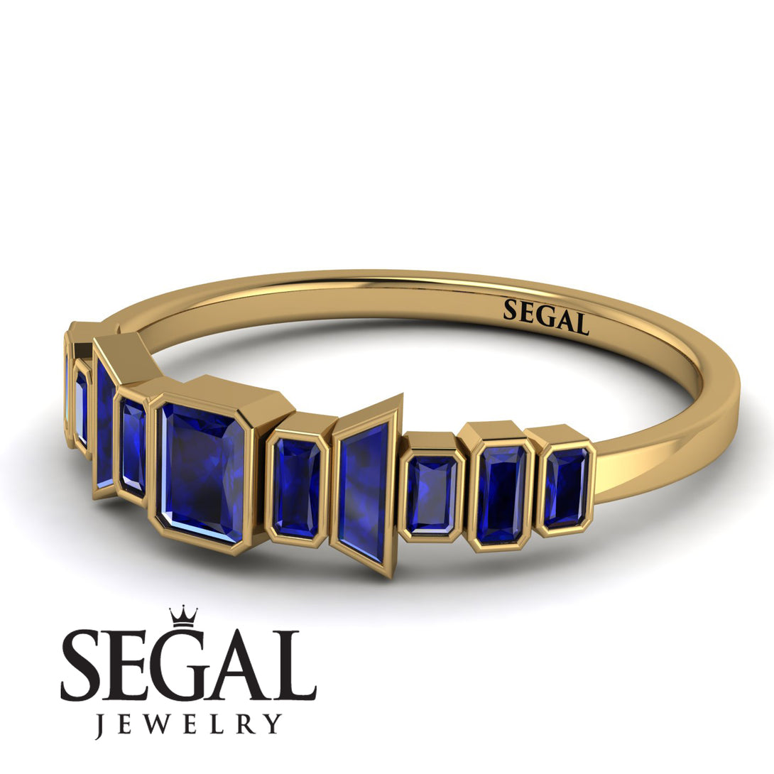 Emerald Sapphire Mix Band - Valerie No. 73