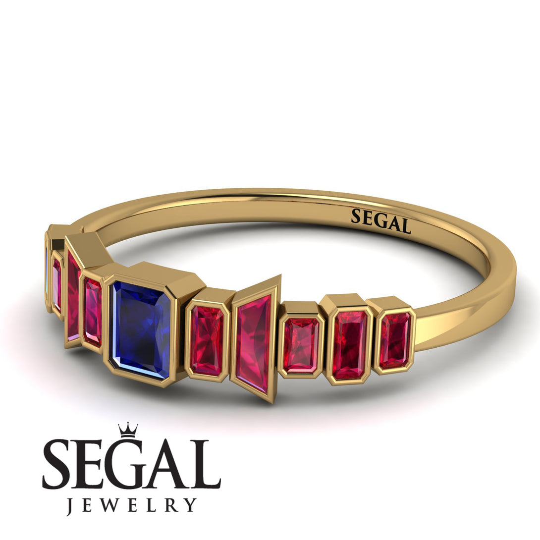 Emerald Sapphire Mix Band - Valerie No. 58