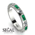 Emerald Baguette & Princess Eternity Band - Andrea No. 18 image 2