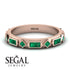 Emerald Baguette & Princess Eternity Band - Andrea No. 20