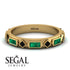 Emerald Baguette & Princess Eternity Band - Andrea No. 22