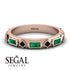 Emerald Baguette & Princess Eternity Band - Andrea No. 23