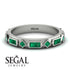 Emerald Baguette & Princess Eternity Band - Andrea No. 21