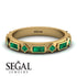 Emerald Baguette & Princess Eternity Band - Andrea No. 19 image 10