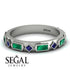 Emerald Baguette & Princess Eternity Band - Andrea No. 30 image 3