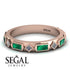 Emerald Baguette & Princess Eternity Band - Andrea No. 17