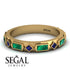 Emerald Baguette & Princess Eternity Band - Andrea No. 28