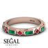 Emerald Baguette & Princess Eternity Band - Andrea No. 26