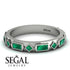 Emerald Baguette & Princess Eternity Band - Andrea No. 21 image 3