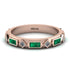 Emerald Baguette & Princess Eternity Band - Andrea No. 17 image 1