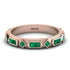 Emerald Baguette & Princess Eternity Band - Andrea No. 20 image 1
