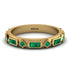 Emerald Baguette & Princess Eternity Band - Andrea No. 19 image 1