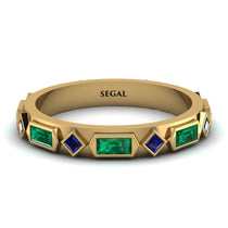 Emerald Baguette & Princess Eternity Band - Andrea No. 28 image 1