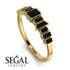 Emerald Black Diamond Mix Band - Valerie No. 37