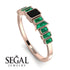 Emerald Black Diamond Mix Band - Valerie No. 23