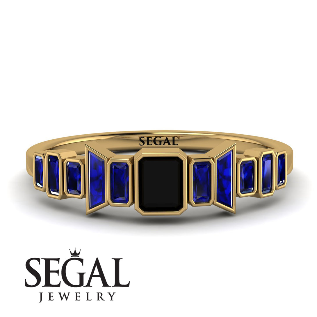 Emerald Black Diamond Mix Band - Valerie No. 67