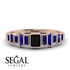Emerald Black Diamond Mix Band - Valerie No. 68