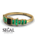 Emerald Black Diamond Mix Band - Valerie No. 22 image 3