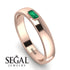 Emerald Cut Emerald Band - Londyn No. 5