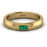 Emerald Cut Emerald Band - Londyn No. 4