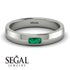 Emerald Cut Emerald Band - Londyn No. 6
