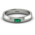 Emerald Cut Emerald Band - Londyn No. 6