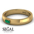Emerald Cut Emerald Band - Londyn No. 4