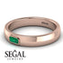 Emerald Cut Emerald Band - Londyn No. 5