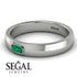 Emerald Cut Emerald Band - Londyn No. 6