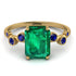 Emerald Cut Emerald Ring With Bezel - Alina No. 64 image 1