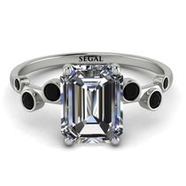 Emerald Cut Diamond Ring With Bezel - Alina No. 33 image 1