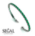 Emerald Cut Emerald Tennis Bracelet - Rachel No. 6 image 3