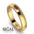 Emerald Cut Ruby Band - Londyn No. 10