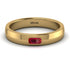 Emerald Cut Ruby Band - Londyn No. 10