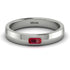 Emerald Cut Ruby Band - Londyn No. 12