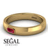 Emerald Cut Ruby Band - Londyn No. 10