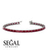 Emerald Cut Ruby Tennis Bracelet - Rachel No. 12 image 6