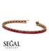 Emerald Cut Ruby Tennis Bracelet - Rachel No. 10 image 2