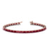 Emerald Cut Ruby Tennis Bracelet - Rachel No. 11 image 1