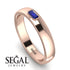 Emerald Cut Sapphire Band - Londyn No. 14
