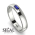 Emerald Cut Sapphire Band - Londyn No. 15