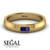 Emerald Cut Sapphire Band - Londyn No. 13