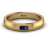 Emerald Cut Sapphire Band - Londyn No. 13