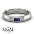 Emerald Cut Sapphire Band - Londyn No. 15